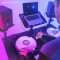 FDJT 01 - DJ-Tisch mit Flexibler Lautsprecher und Laptop Ablage