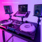 FDJT 01 - DJ-Tisch mit Flexibler Lautsprecher und Laptop Ablage