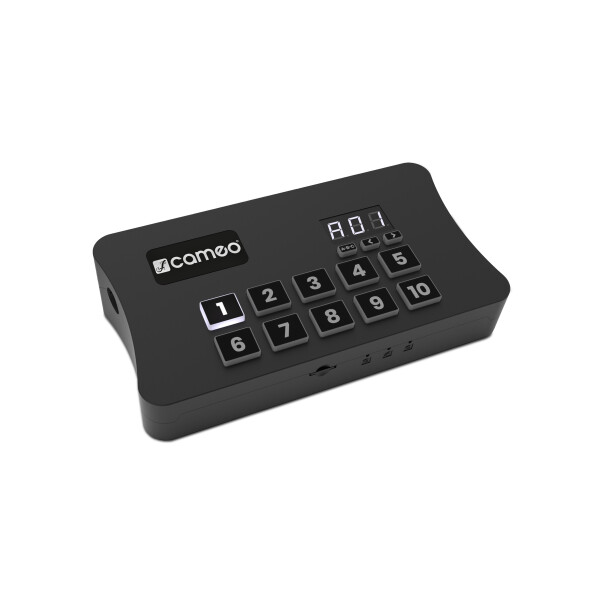 DVC CUE - USB to DMX Interface with up to 2048 DMX Channels and Illuminated Control Panel
