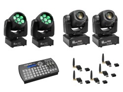 Set 2x LED TMH-W63 + 2x LED TMH-S30 + USB QuickDMX + Easy...