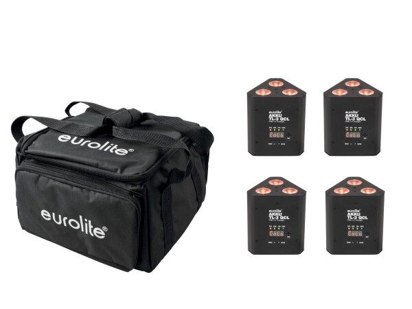 Set 4x AKKU TL-3 QCL RGB+UV Trusslight + SB-4 Soft-Bag