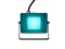 LED IP FL-10 SMD turquoise