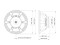 SAF184.05 18" Subwoofer Ferrite Magnet Aluminium Basket Driver