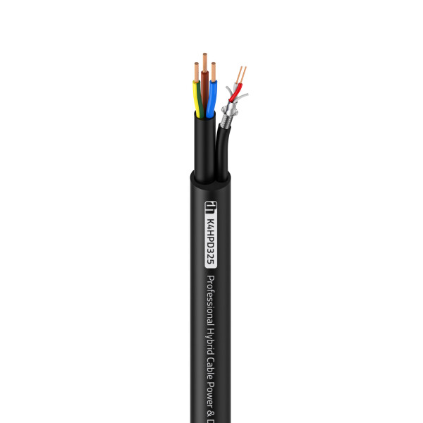 4 STAR HYBRID POWER DMX 325 - Hybrid Cable | Power & DMX | 3 x 2.5 mm² & 2 x 0.22 mm² | 100 m
