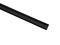 U-profile 20mm for LED Strip black 2m