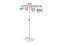 Set LED KLS Laser Bar FX Light Set white + BPS-2 Loudspeaker Stand white