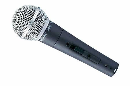 Miete: Shure SM 58, Gesangmikrofon mit Schalter