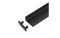 Profile Pro 31 black + 2 Covers + End Caps - 12 mm 2 m
