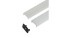 Profile Pro 31 black + 2 Covers + End Caps - 12 mm 2 m