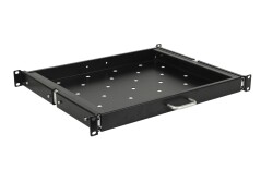 19-inch 1U Fixed Sliding Rack Mount Shelf