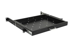 19-inch 1U Fixed Sliding Rack Mount Shelf