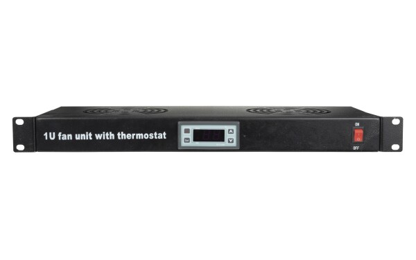 2-way 1U Fan Unit Temperature Controlled