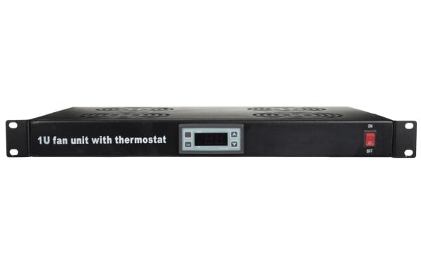 4-way, 1U Fan Unit Temperature Controlled