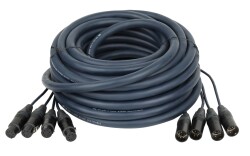 DMX Snake 4-way 5-pin XLR 10m