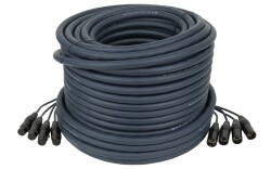 DMX Snake 4-way 5-pin XLR 50m