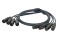 DMX Snake 4-way 3-pin XLR 15m