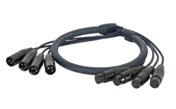 DMX Snake 4-way 3-pin XLR 20m