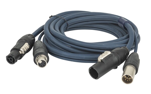 FP-16 Hybrid Cable - powerCON TRUE1 & 5-pin XLR IP - DMX / Power 3 m