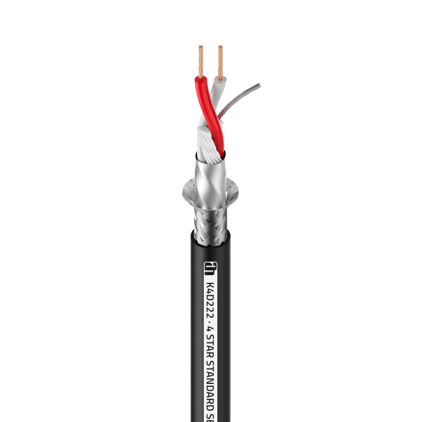 4 STAR D 222 - Câble DMX, AES/EBU 2 x 0,22 mm².