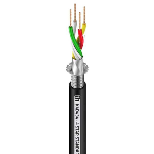 4 STAR D 434 - Câble DMX, AES/EBU 4 x 0,34 mm²