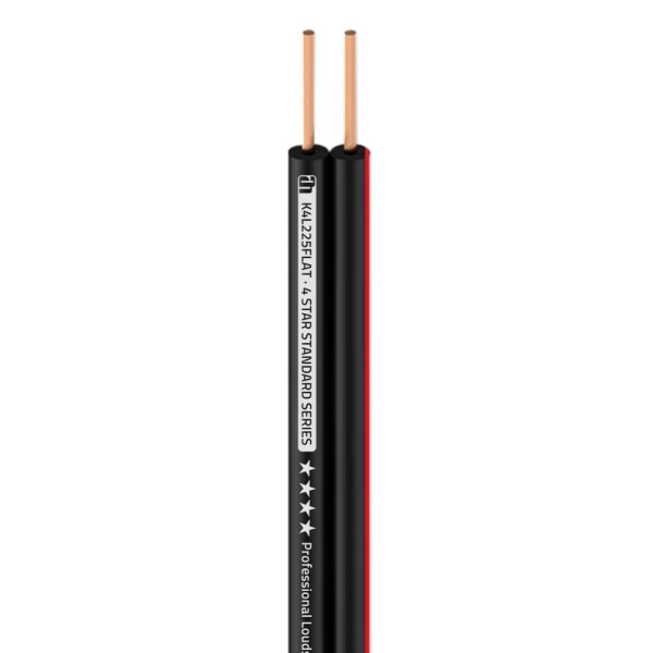 4 STAR L 225 FLAT - Loudspeaker cable 2 x 2.5 mm² Flat