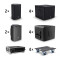 STINGER G3 IMPACT SET - 2 x 15" altoparlanti PA passivi + 4 x 18" subwoofer passivi + rack di amplificazione