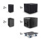 STINGER G3 LOUNGE SET A - 2 x 8" altoparlanti attivi PA + 1 x 15" subwoofer attivo