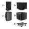STINGER G3 POWER SET A - 2 x Enceinte de sonorisation active 12" + 2 x Caisson de basses actif 18"