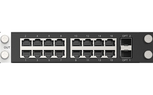 H Series 16x RJ45 plus 2x Fibre 4K Sending Card