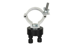 4-way connector with clamp