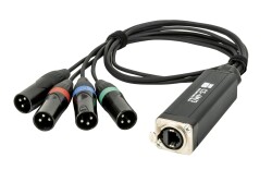 CS-4M/3 4-CH DMX shuttle snake via network