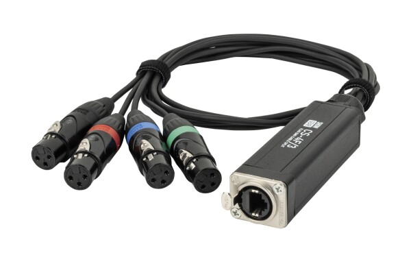 CS-4F/3 4-CH DMX shuttle snake via network