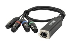 CS-4F/3 4-CH DMX shuttle snake via network