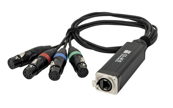 CS-4F/5 4-CH DMX shuttle snake via network