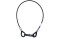 Safety cable 5mm 100cm BGV-C1 15kg Black