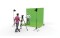 P&D Chromakey Curtain 300x590cm