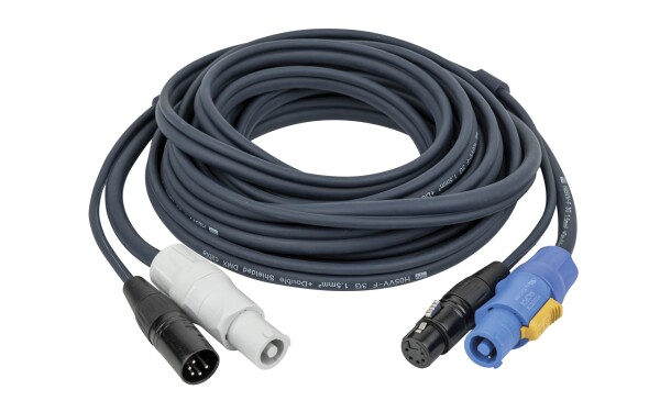 FP18 Hybrid Cable DMX / Power - powerCON & 5-pin XLR 6m