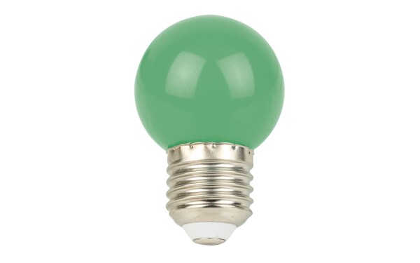 G45 LED Bulb E27 1W Non-Dimmable Green