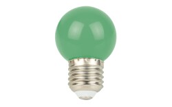 G45 LED Bulb E27 1W Non-Dimmable Green