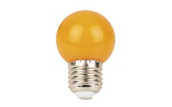 G45 LED Bulb E27 1W Non-Dimmable Orange