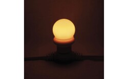 G45 LED Bulb E27 1W Non-Dimmable Orange