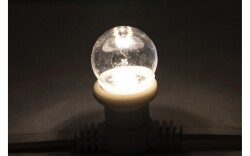 G45 LED Bulb E27 2W Dimmable Clear WW