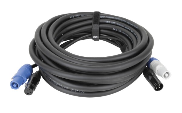 FP20 Hybrid Cable - Power Pro & 3-pin XLR - DMX / Power 15m