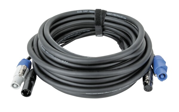 FP21 Hybrid Cable - Power Pro & 5-pin XLR - DMX / Power 15m