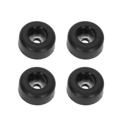 4900S M4AH - Kit 4 x pieds en caoutchouc 25 x 11 mm Noir,...