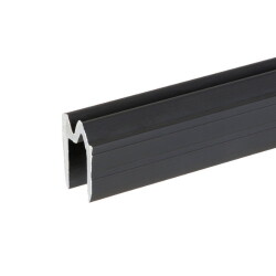 6103 BLK - Aluminium-Hybrid-Schließprofil schwarz...