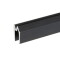 6103 BLK - Profilé Hybride dEmboîtement aluminium noir pour matériau 9,5 mm