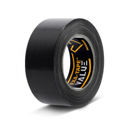 EXA-TAPE-VALUE B 50 - Gewebeklebeband, Schwarz,...