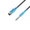3 STAR BV MIDI 0090 - TRS MIDI Kabel | Adam Hall® Klinke TRS x MIDI 5-Pol | 0,9 m