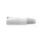 4 STAR C XM3 SNOW - XLR plug 3-pole male